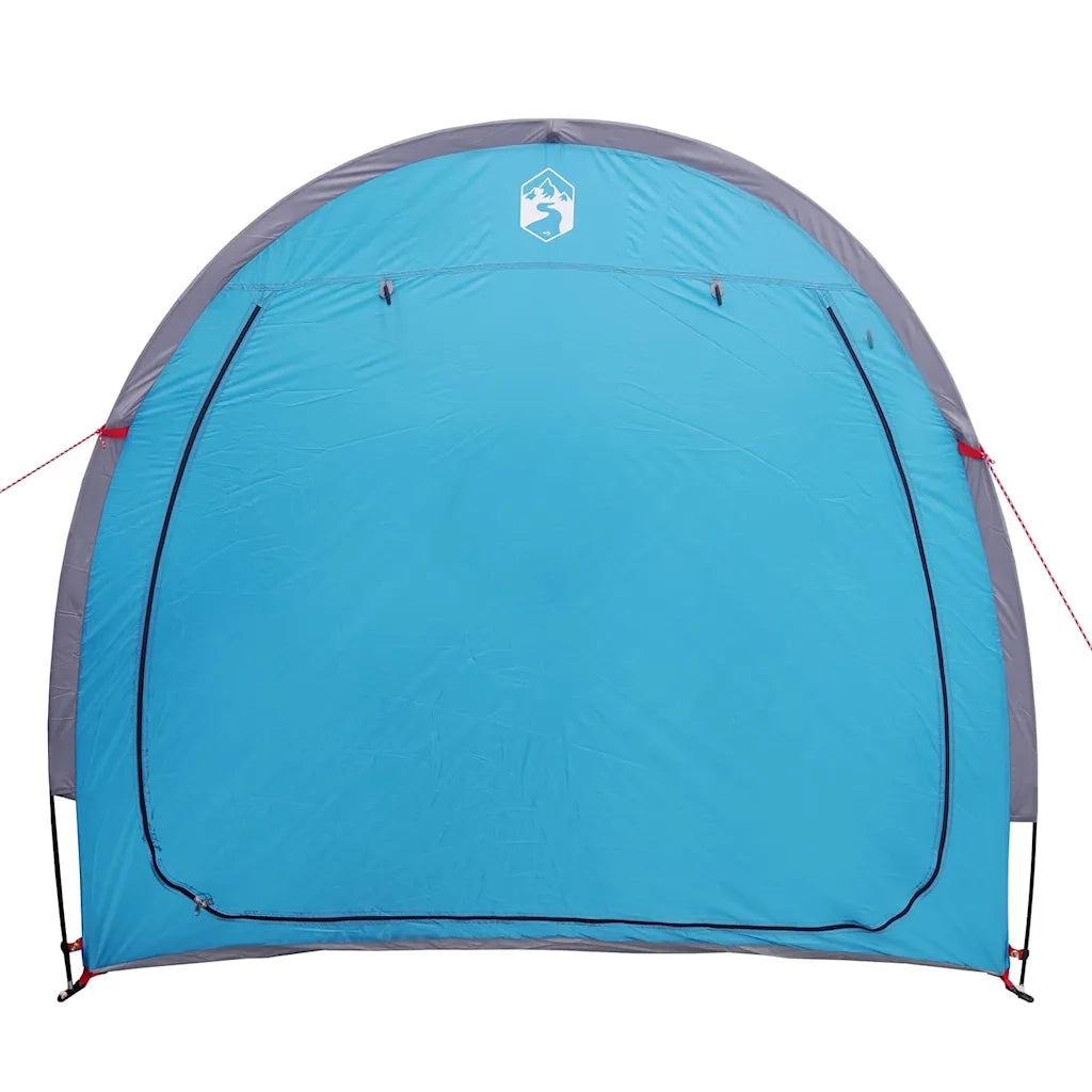 Tenda porta biciclette con tetto Blu 210 x 90 x 174 cm