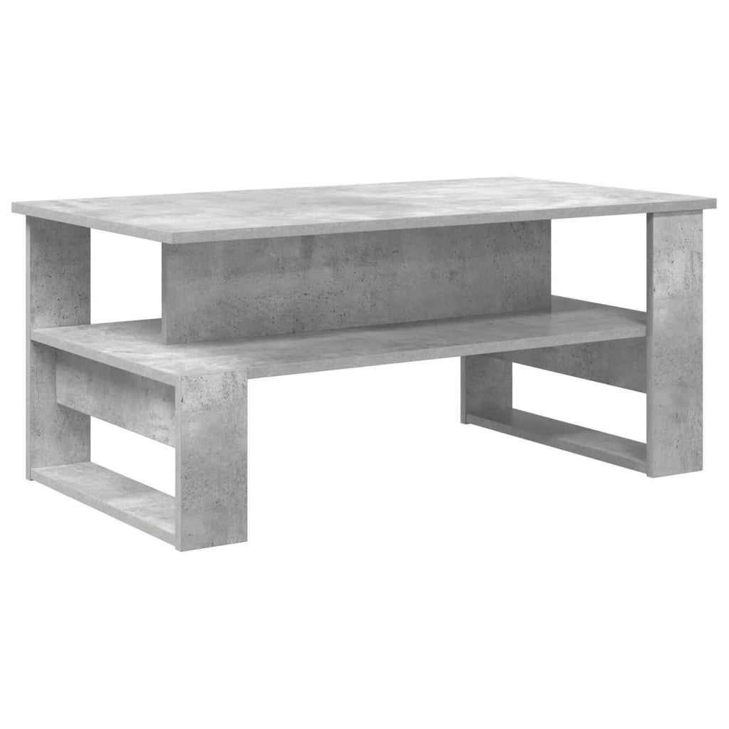 Tavolino da salotto Grigio cemento 90 x 50 x 40 cm