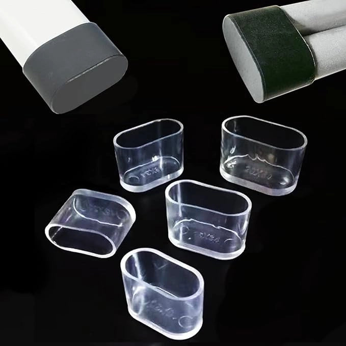 PUNTALE PER TUBO OVALE 30x15 mm - 100 pezzi
