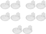 Antiderrapanti per Adolescenti - 5 Paia di Supporti in Gel - Pannelli di Protezione Translucidi per Adolescenti - Comodi e Duraturi - Materiale Respirante - Prevenzione della Friczione - Slippers