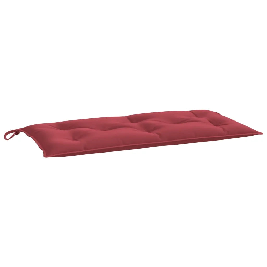 Cuscini per Panca 2 pz Rosso Vino 100x50x7cm in Tessuto Oxford 361668