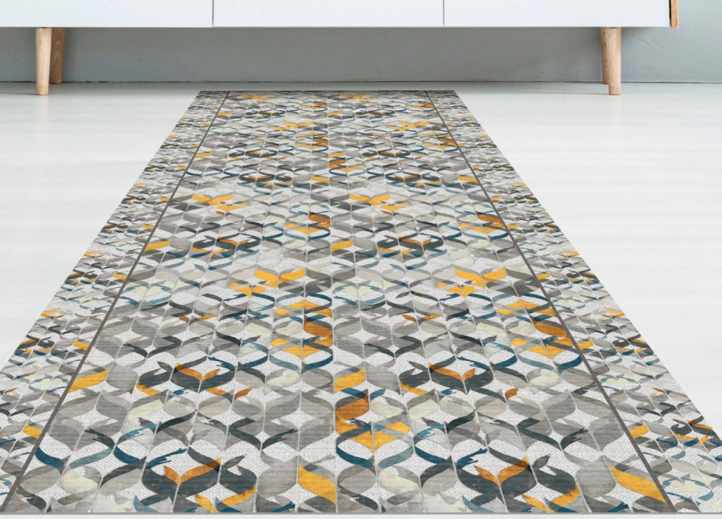 Tappeto Passatoia Cucina Antiscivolo Linea Futura Spiga By Suardi - 52x180 - Spiga