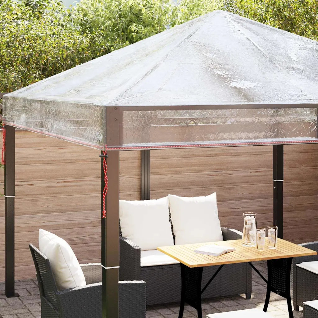 Sostituzione Copertura Gazebo 300 x 300 x 26 cm Trasparente PVC CFW9247701