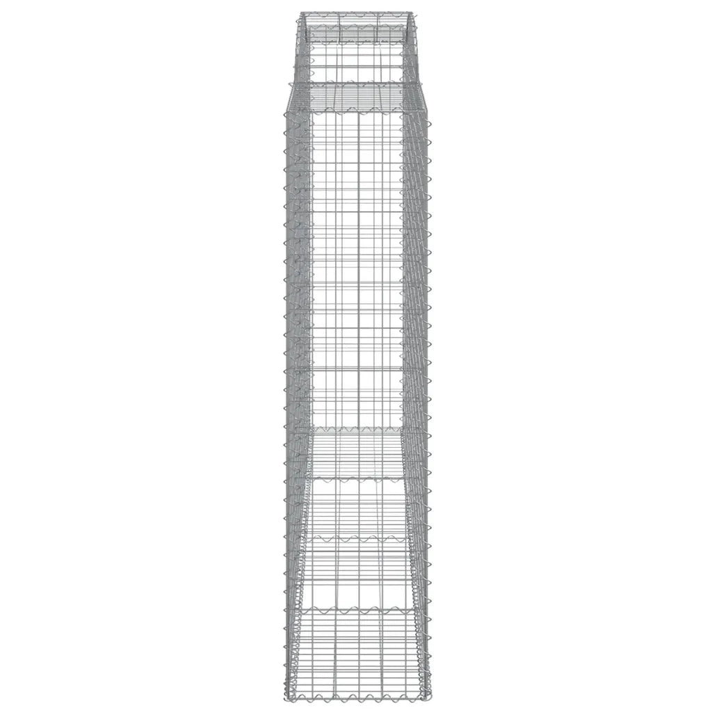 Cesti Gabbioni ad Arco 6 pz 300x50x200/220 cm Ferro Zincato 3146795