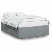 Letto matrimoniale | Letto per adulti | Giroletto senza Materasso Grigio Chiaro 140x200 cm Tessuto