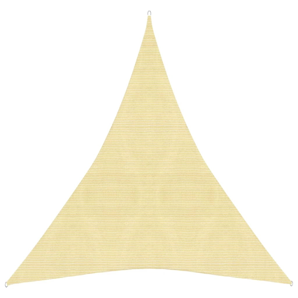 Vela ombreggiante 160 g/m² beige 4 x 5 x 5 m HDPE 02_0008983