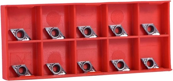 Accessori per Trapano con Punta Carburo - 10 Pezzi - Per Tagliare Alluminio e Rame - DCGT070204-AK - Per Metalli Non Ferrosi - Zavorranti