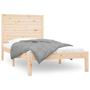 Letto singolo | Letto per adulti | Giroletto in Legno Massello 90x200 cm