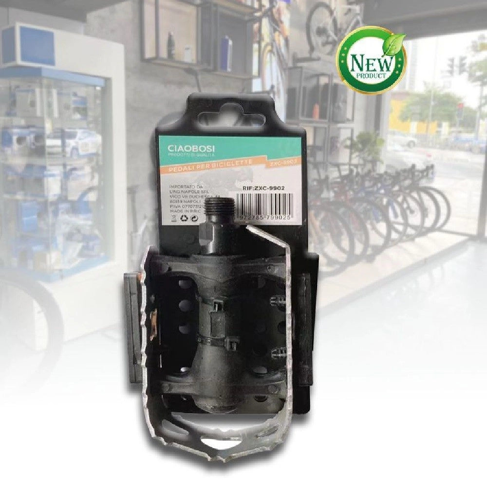 Trade Shop - Coppia Pedali Universali Pedale Ricambi Per Bici Bicicletta Accessori Zxc-9902 -