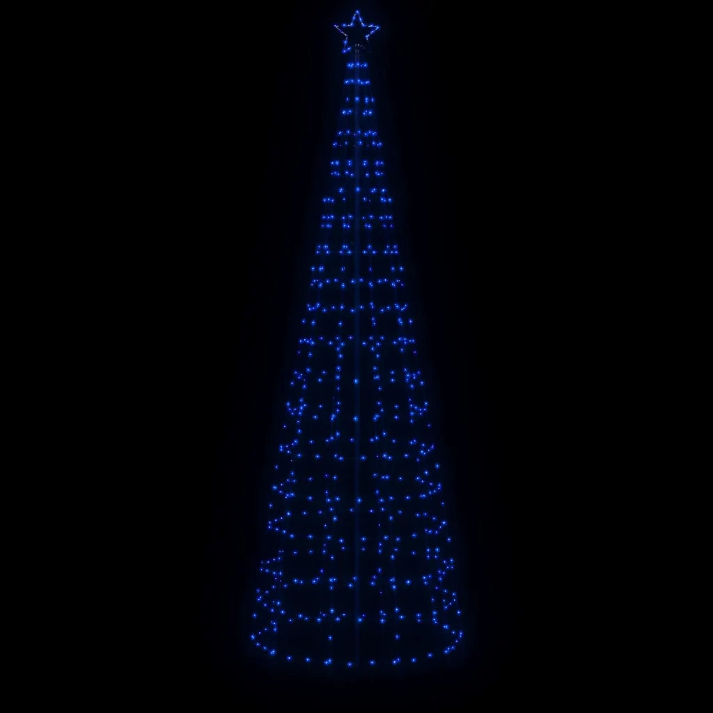 Albero di Natale a LED con Punte 570 LED Blu 300 cm 358107