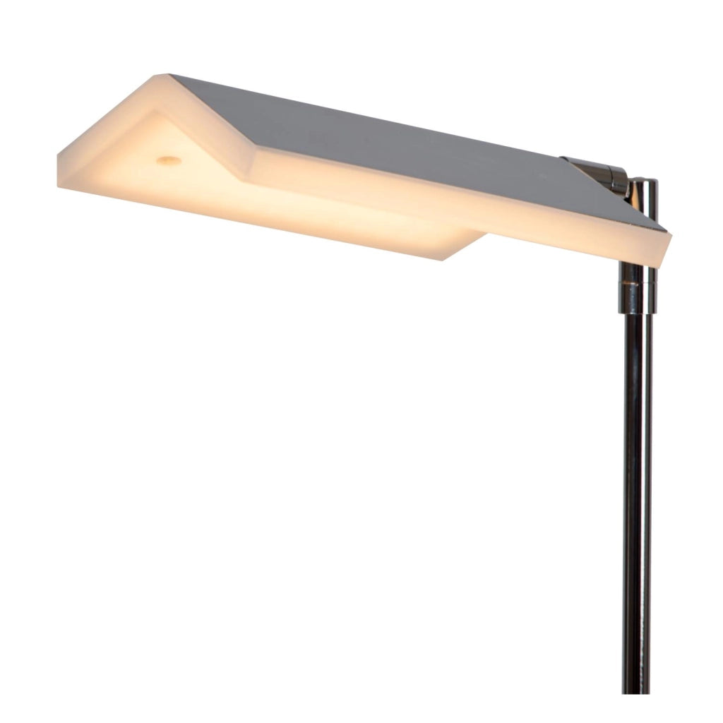 Lampada da terra LED 10W cromata Lucide AARON