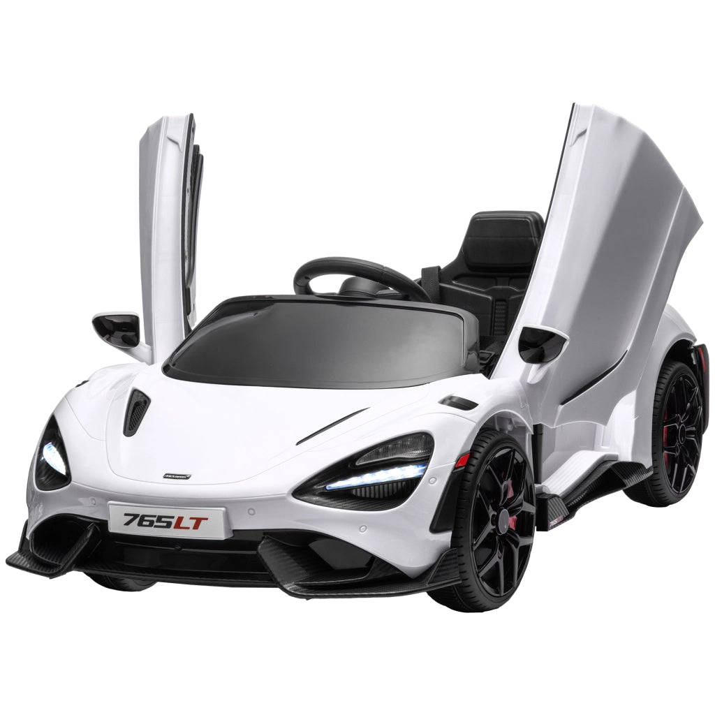 Auto elettrica bambini con ali e telecomando ¨C zephmum ¨C Bianco