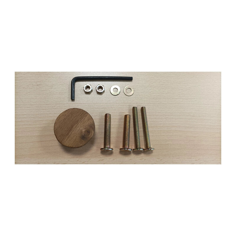 R KIT MONTAGGIO X TAVOLO LEGNO RETTANGOLARE PIEGHEVOLE CM 140X80X72- 1,0 confezione