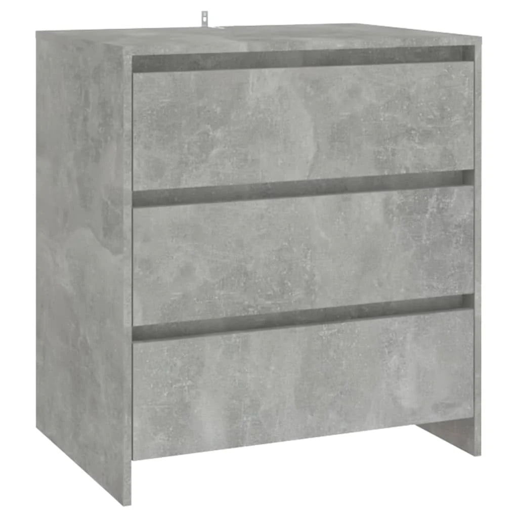 Buffet credenza cassettiera armadio mobile contenitore organizer per cucina soggiorno salotti 3 pezzi legno ingegnerizzato grigio 02_0037139