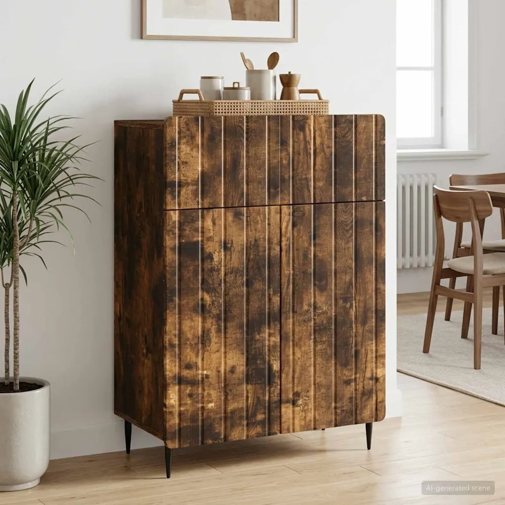Credenza Rovere Fumo 66 x 34,5 x 92 cm Legno ingegnerizzato 894410