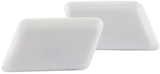 Lampi di Testata Spennelli Set - Adatto per MONDEO MK3 III (2000-2007) - Materiale ABS - Bianco - 100% Nuovo - Incluso 1 Paio - Spennellatore di Testata