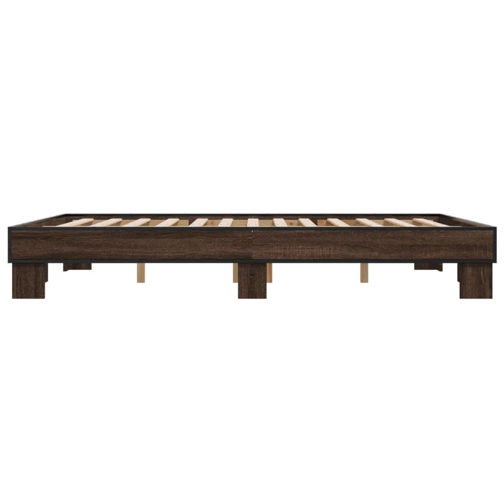Giroletto Rovere Marrone 150x200cm in Legno Multistrato Metallo 3280236