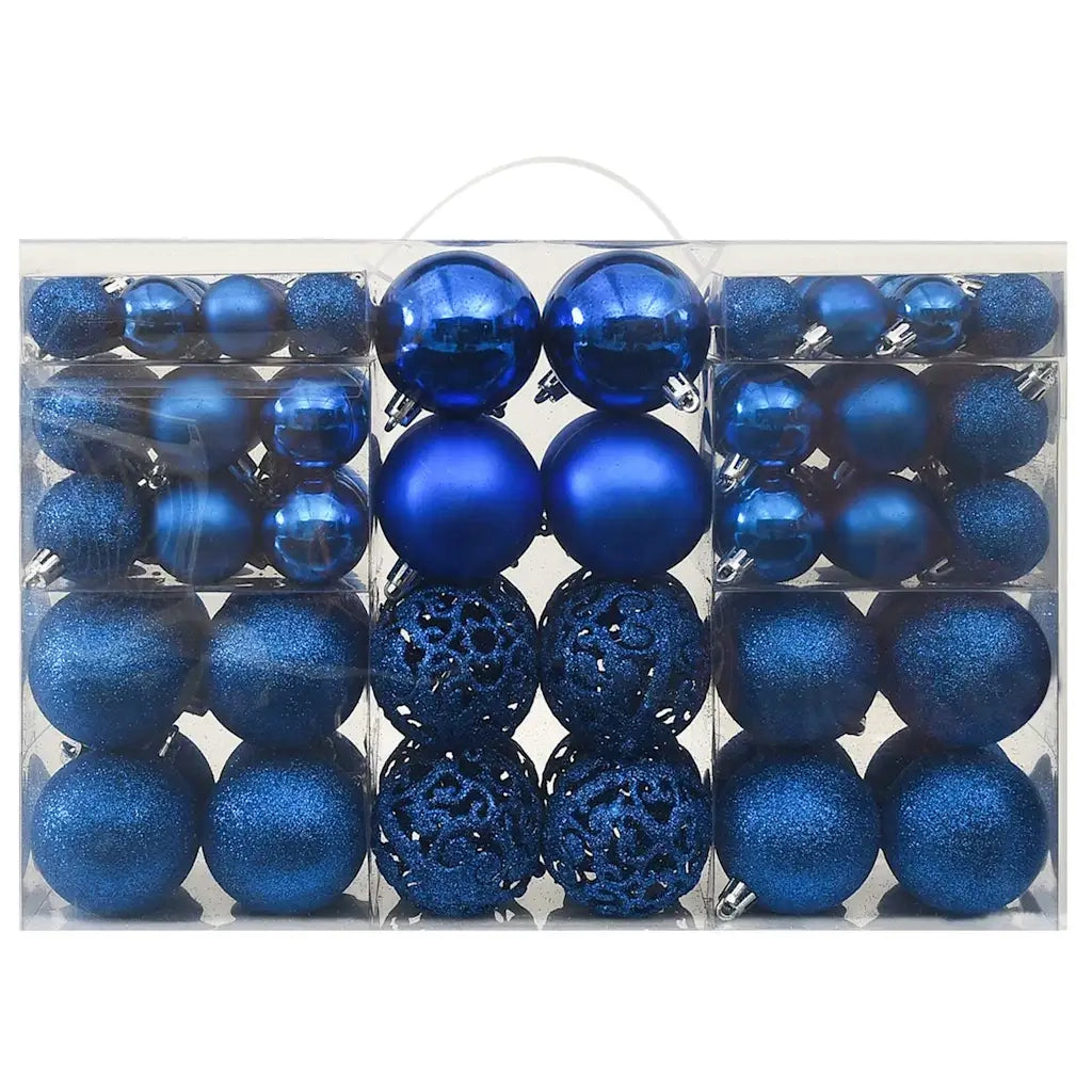 Set Palline di Natale 100 pz Blu CFW3577608