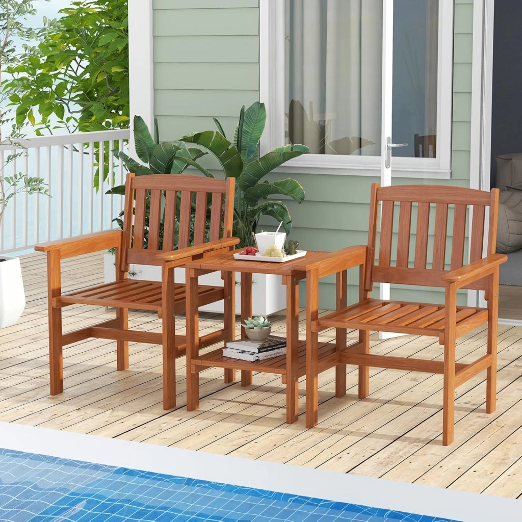 Set di 3 mobili da terrazza