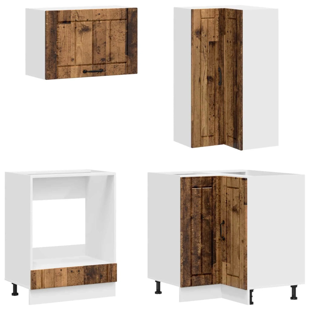 Unità Cucina LUCCA 8 pcs Legno antico Legno ingegnerizzato 3438409