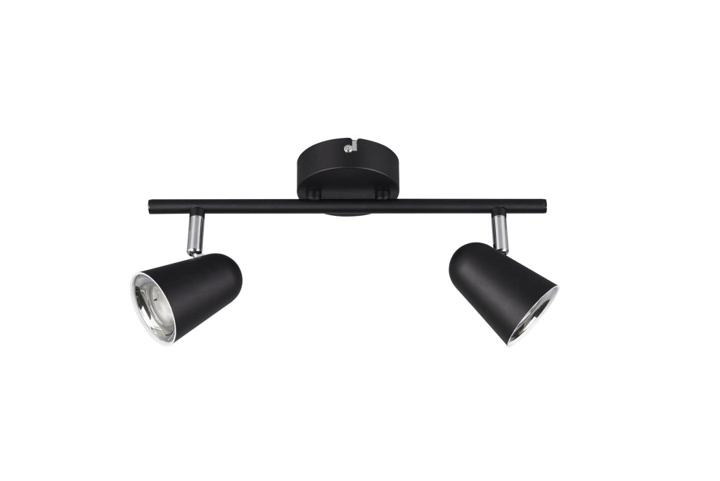 Faretto da Interno a LED in Plastica Nero Opaco