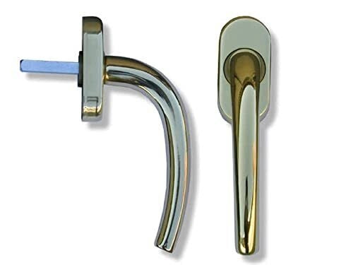 Ghidini 744577001 Milena Martellina DK Q7 x 40 mm per Finestre Anti-ribalta colore Ottone Lucido