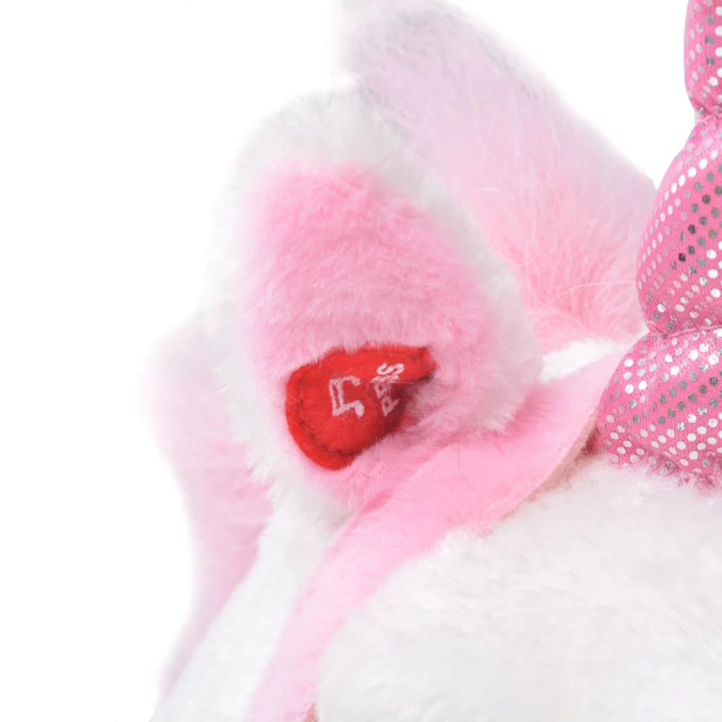 Unicorno di Peluche in Piedi Bianco e Rosa XXL 91328