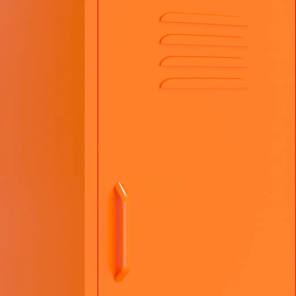 Armadietto Arancione 42,5x35x101,5 cm in Acciaio 336192