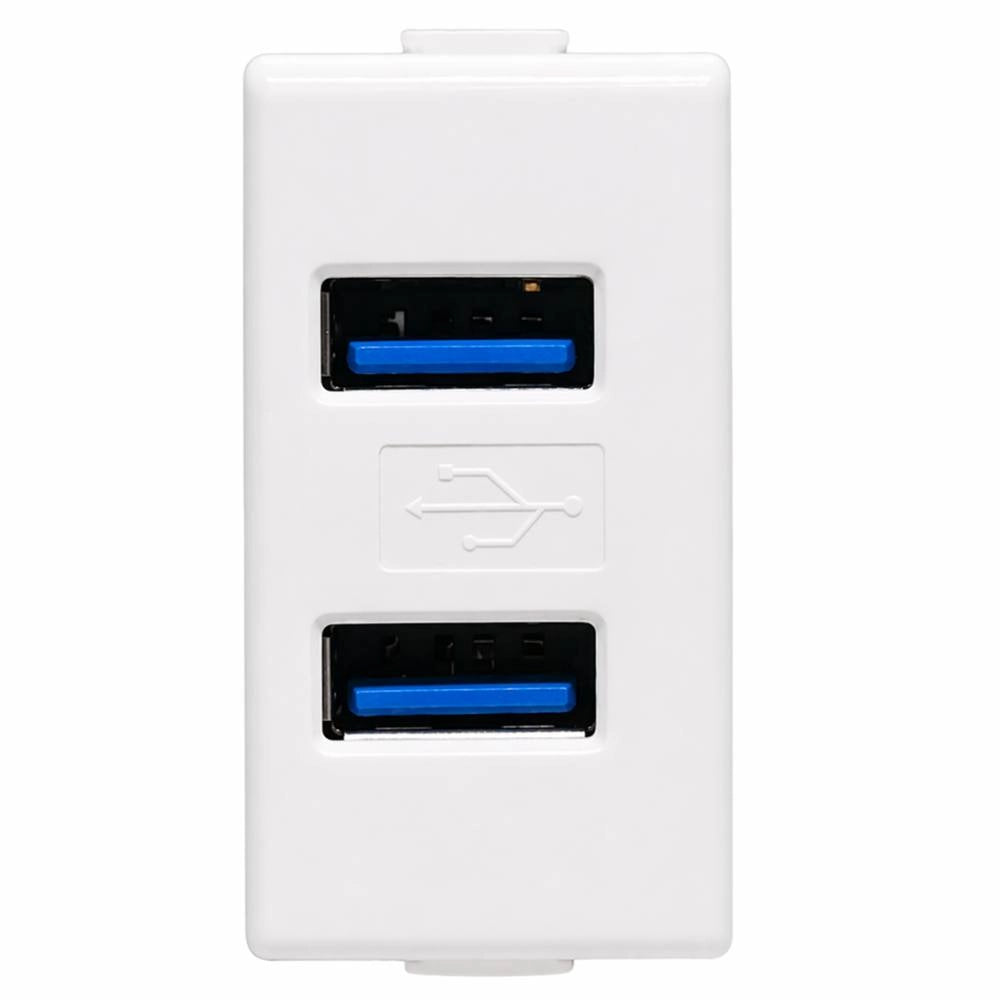 Doppia presa usb da incasso ricarica rapida e ordinata