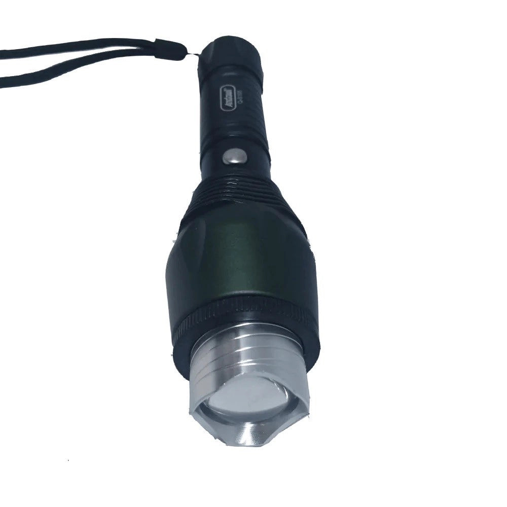 Trade Shop - Torcia Led Ultra Luminosa Ricaricabile Usb Impermeabile Ipx6 Escursioni Q-5105 -