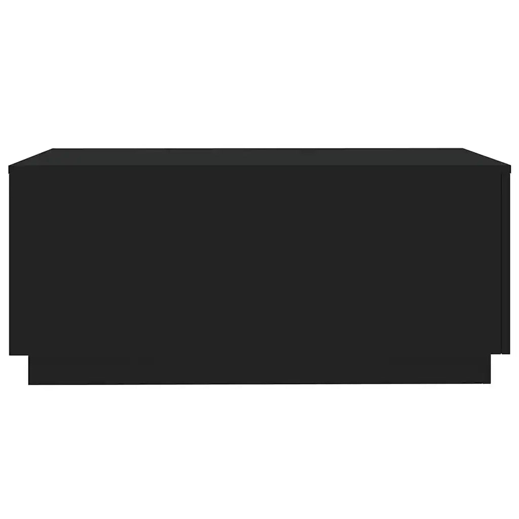 Tavolino da salotto | Tavolino da caff¨¨ | Tavolino da Soggiorno con Luci LED Nero 90x50x40 cm