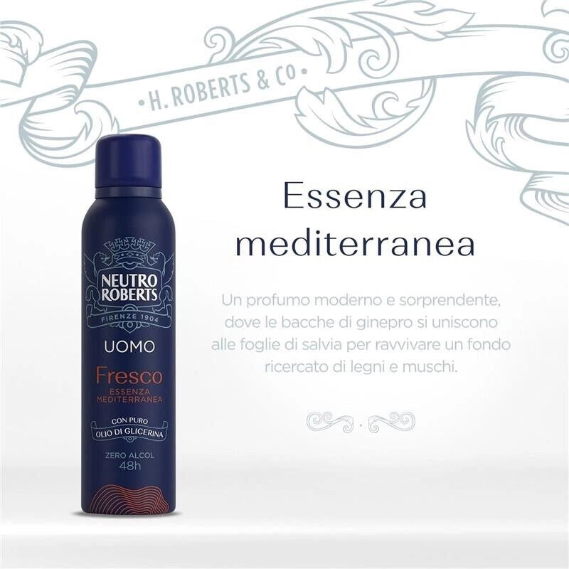 NEUTRO ROBERTS DEODORANTE SPRAY UOMO ESSENZA MEDITERRANEA 150 ML