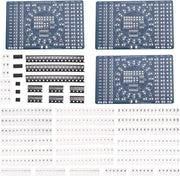 Kit di allenamento di saldatura SMD con circuito LED e alimentazione a batteria 3-12V - Set di pratica per il timer NE555 e il conteggio CD4017