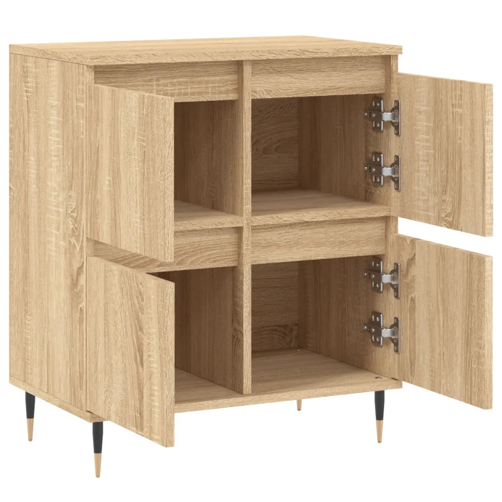 Credenza Rovere Sonoma 60x35x70 cm in Legno Multistrato 831207