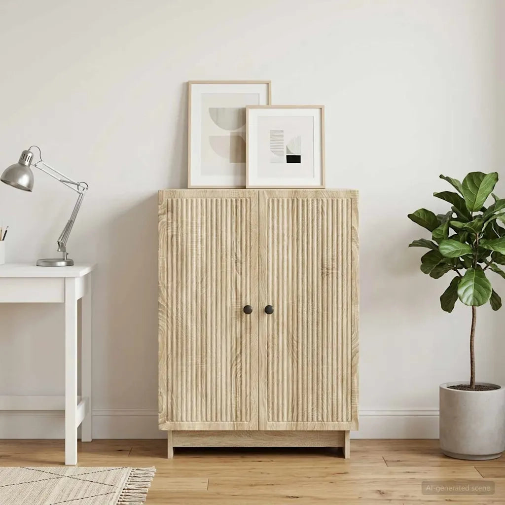 Credenza Rovere Sonoma 66 x 34,5 x 90 cm Legno ingegnerizzato 893897