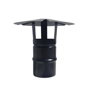 CAPPELLO CINESE INOX304 PER CANNE FUMARIE A PELLET NERO- Diam. 100- DK- pezzi 1