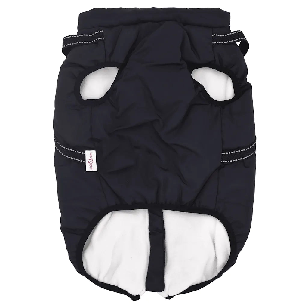 Cappotto Cani Imbracatura Impermeabile Riflettente Blu Navy L48