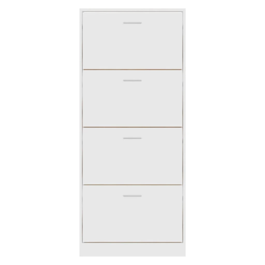 Scarpiera scarpiera mobile portaoggetti ingresso corridoio soggiorno 63 x 24 x 147 cm legno composito bianco 02_0021494