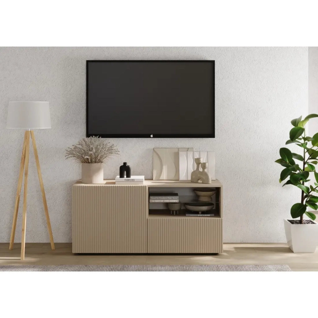 Mobile TV SCENA – L121 x H57 x P42 cm – Colore Cashmere