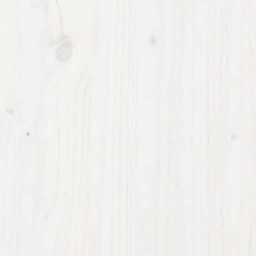 Giroletto-Struttura Letto Bianco in Legno Massello 140x200 cm 621706