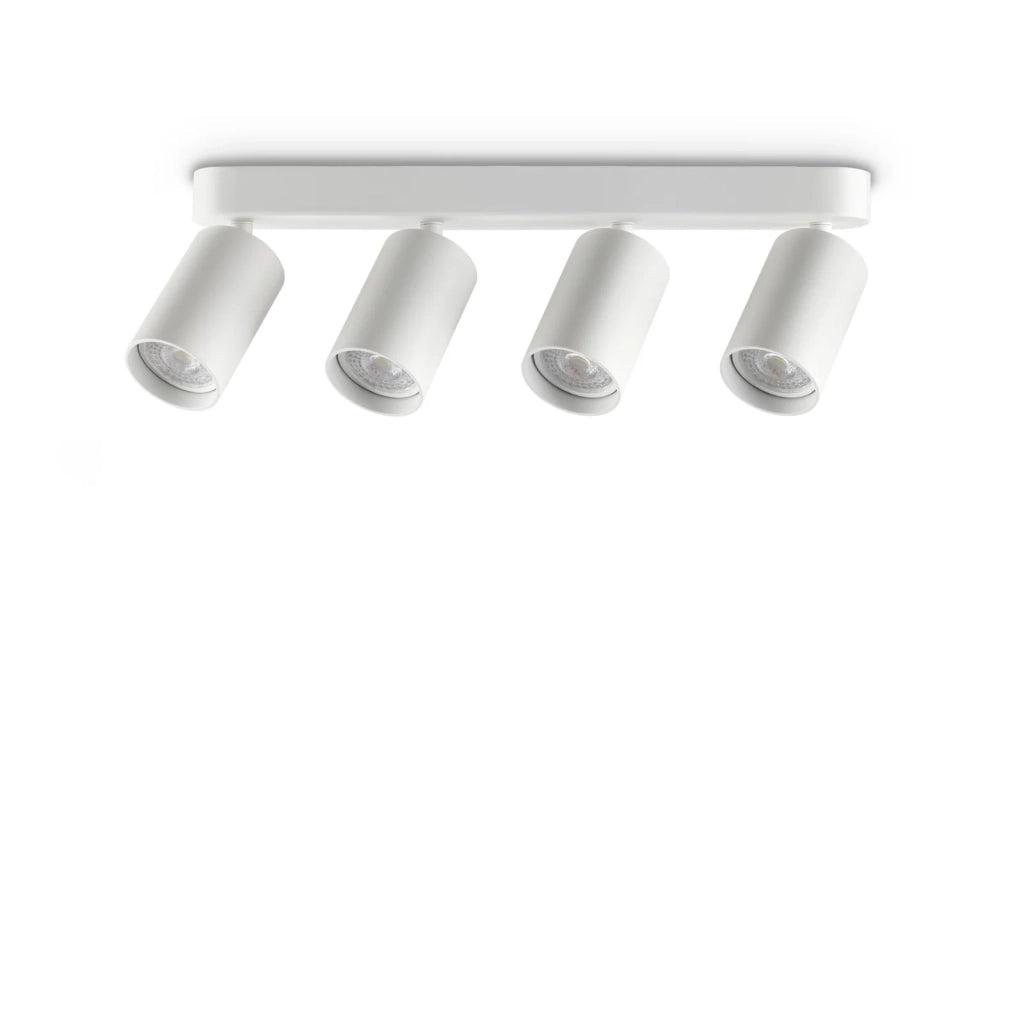 Plafoniera Collezione DYNAMITE 4 Luci GU10 Bianco Dimmerabile Ideal Lux