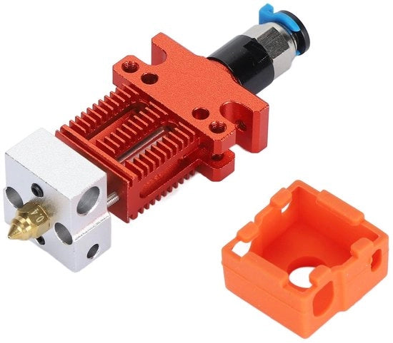 Estrusore di Testa Completo in Metallo - Assemblato - Compatibile con CR 6 SE / Ender 3 - Alta Resistenza Termica - Duraturo - Facile da Installare