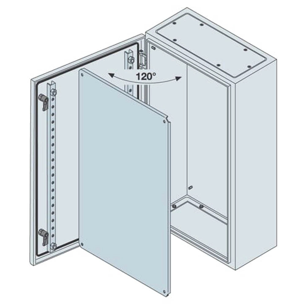 Cassetta verniciata 7035 H600X400X220 SRN porta cieca Abb