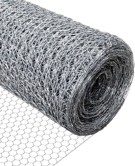Verdaccio per acciaio inossidabile 25m - Larghezza 25mm - Sei lobi - Recinzione per pollaio giardino - Resistente alle intemperie
