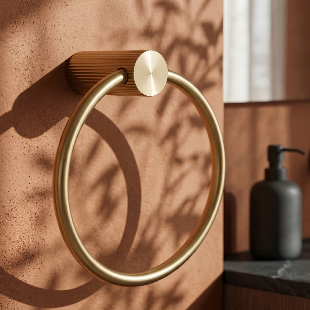 Appendino Da Bagno Ring 64106 Solo Brush Gold