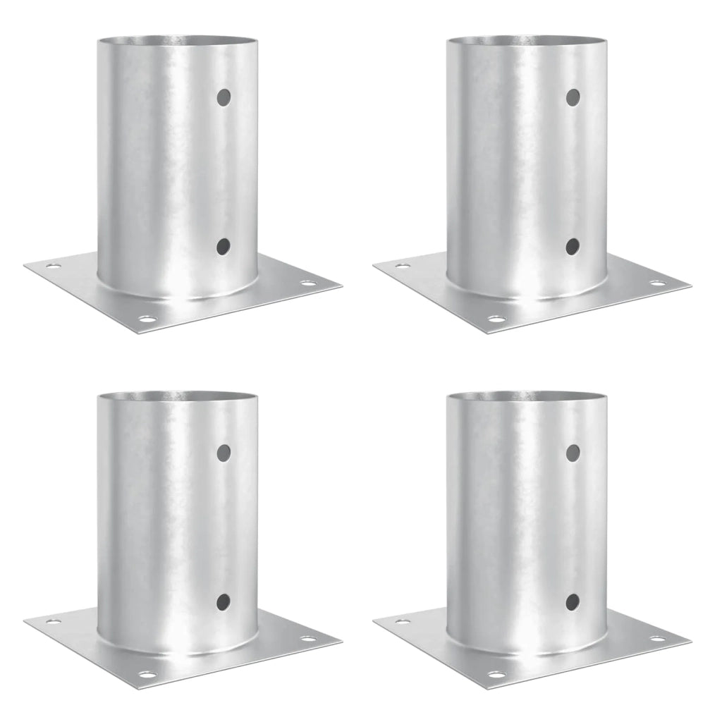 Ancora rotonda per terreno 4 pcs Argento 15 x 15 x 15 cm 42030122