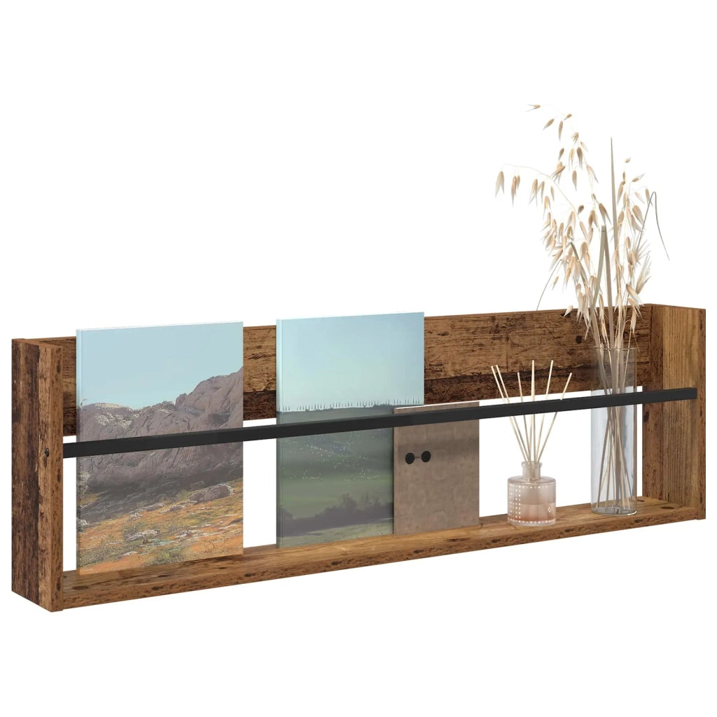 Scaffale per riviste Legno vecchio 100 x 12 x 30 cm CFW1613438