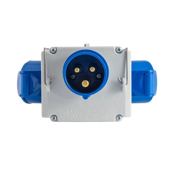 FME 73.110 ADATTATORE CEE 16A 2 PRESE 220V IP44- FANTON- 1,0 pz