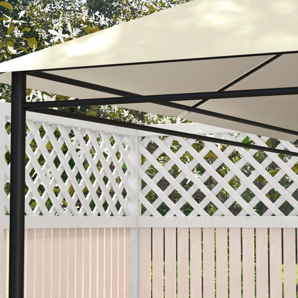 Tenda da giardino ¨C zephmum ¨C tessuto poliestere 180 g/m2 3x4 m crema