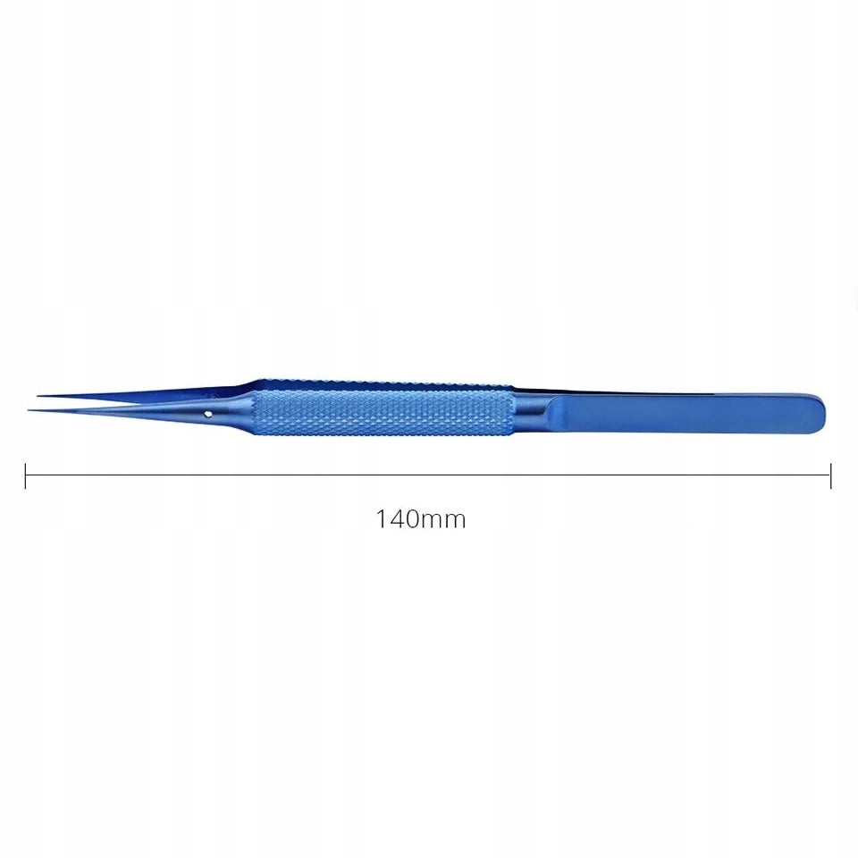 Pinzetta Dritta in Titanio BT-11 – Alta Precisione e Resistenza | Lunghezza 140 mm, Punta 0,15 mm